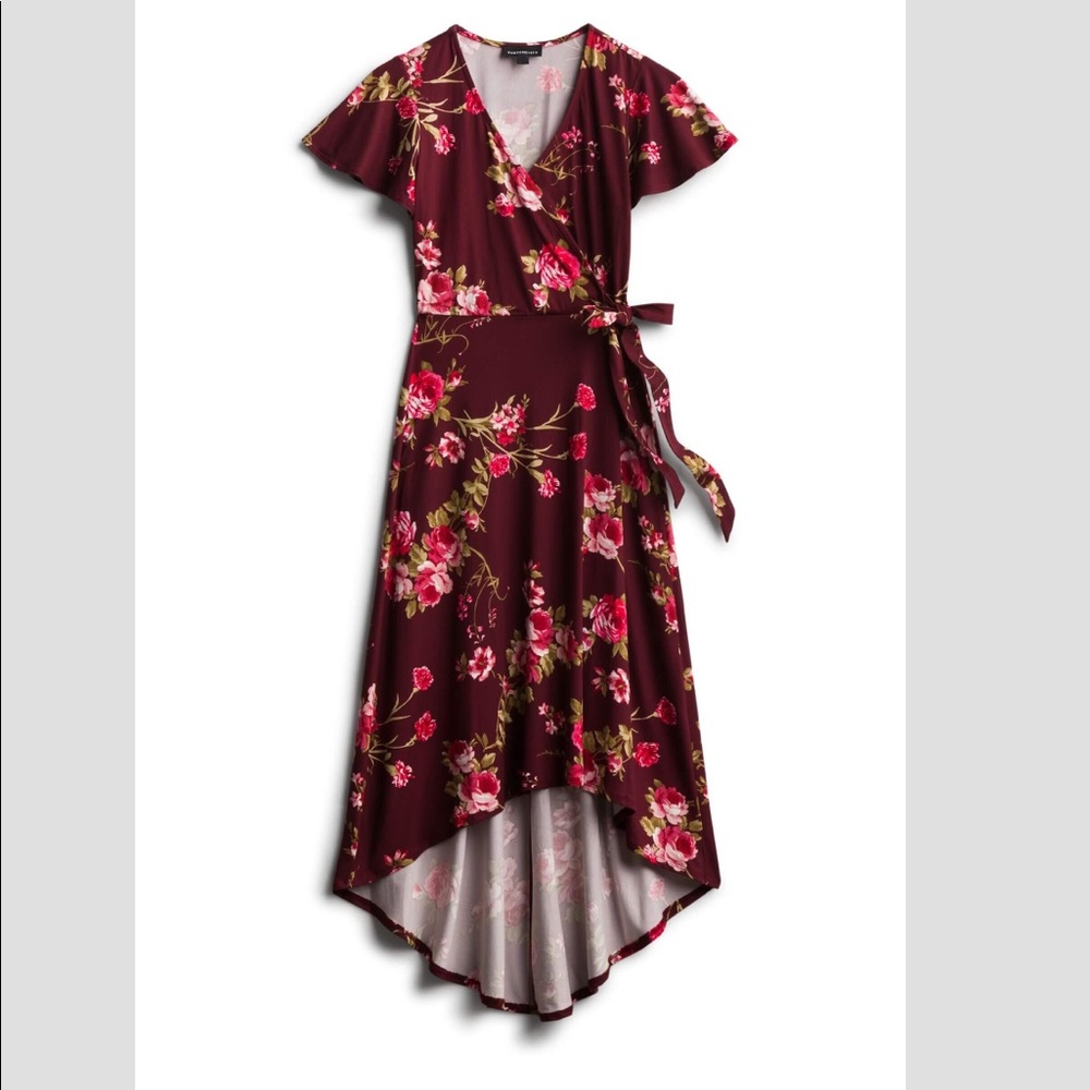 Fortune+Ivy High Low Floral Dress